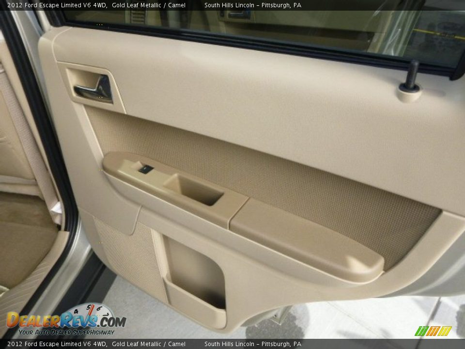 2012 Ford Escape Limited V6 4WD Gold Leaf Metallic / Camel Photo #14