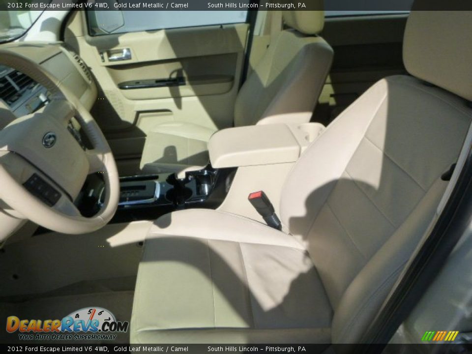 2012 Ford Escape Limited V6 4WD Gold Leaf Metallic / Camel Photo #15