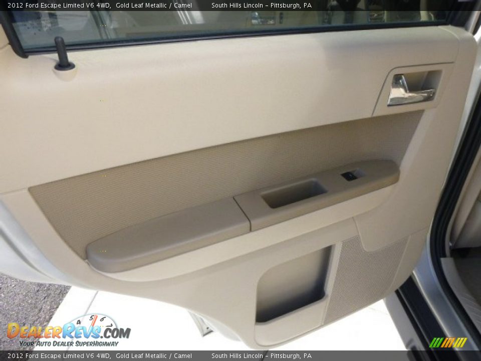 2012 Ford Escape Limited V6 4WD Gold Leaf Metallic / Camel Photo #18