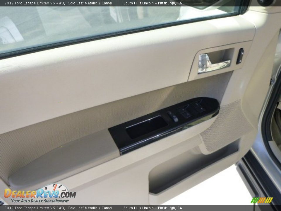 2012 Ford Escape Limited V6 4WD Gold Leaf Metallic / Camel Photo #19