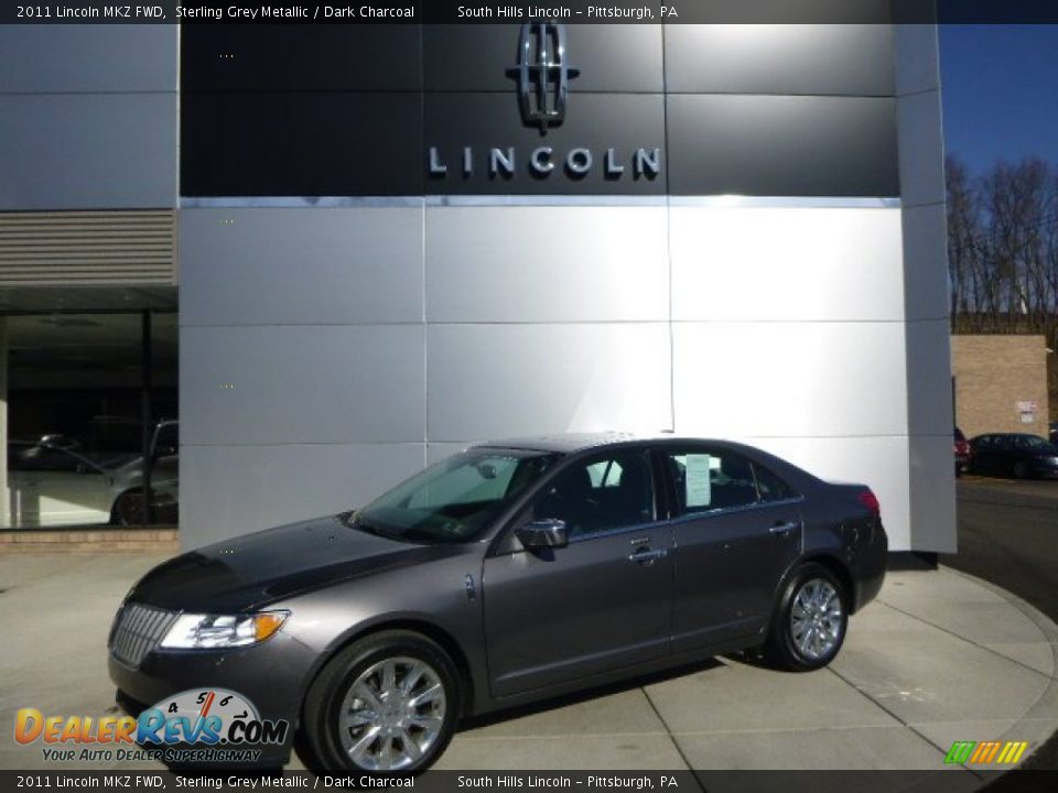 2011 Lincoln MKZ FWD Sterling Grey Metallic / Dark Charcoal Photo #1