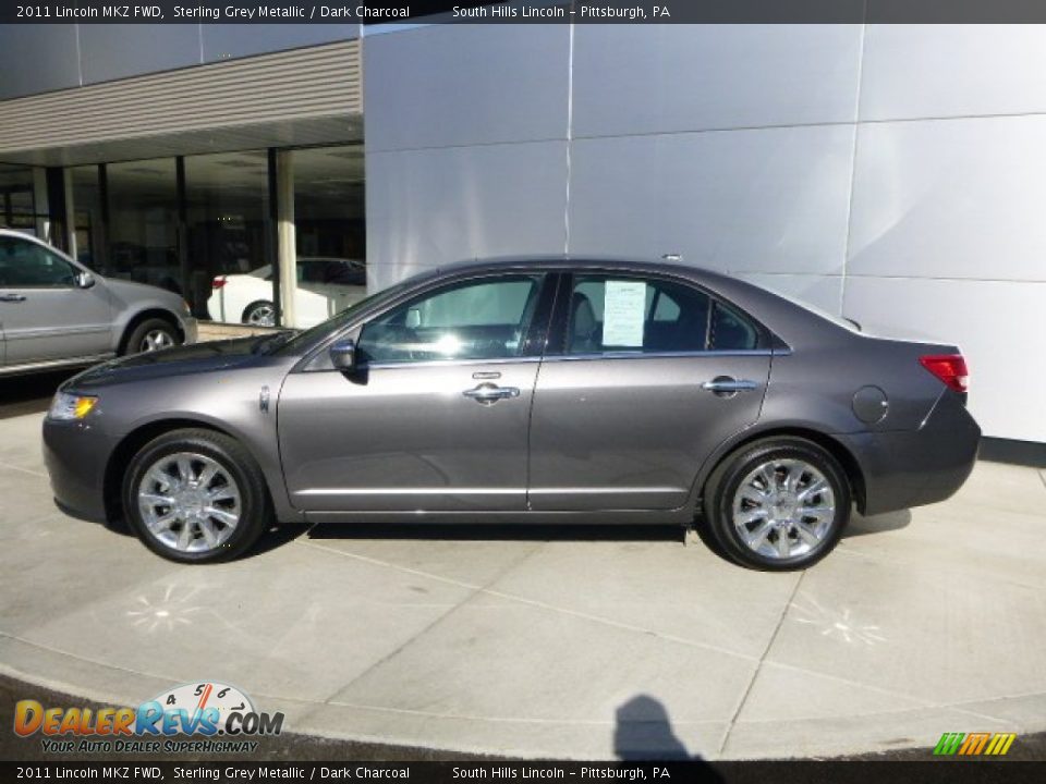 2011 Lincoln MKZ FWD Sterling Grey Metallic / Dark Charcoal Photo #2