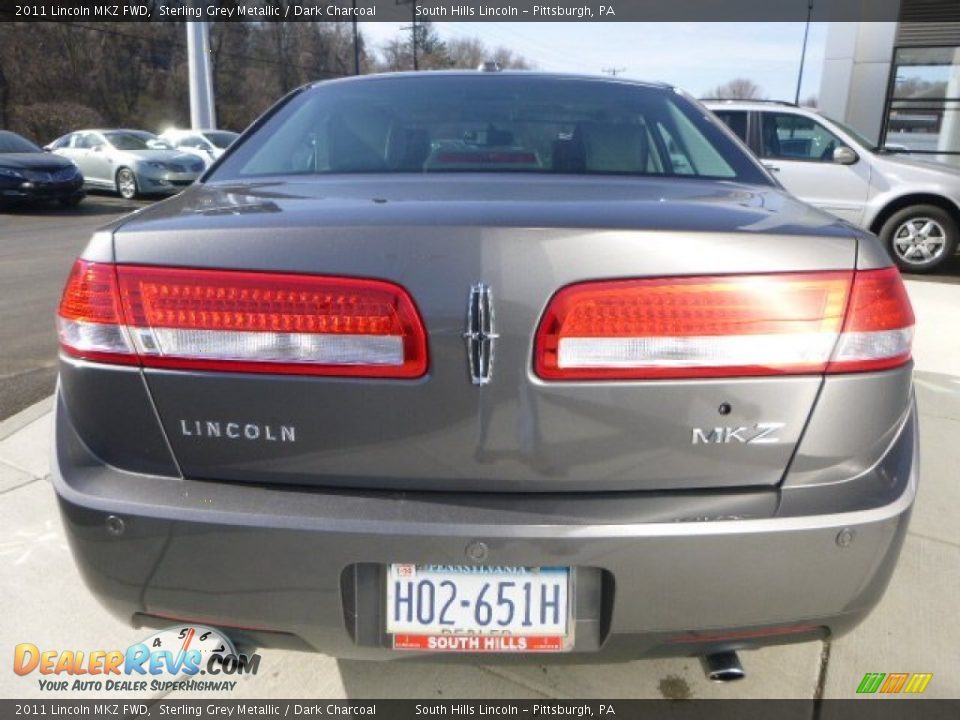 2011 Lincoln MKZ FWD Sterling Grey Metallic / Dark Charcoal Photo #4