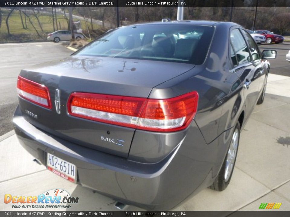2011 Lincoln MKZ FWD Sterling Grey Metallic / Dark Charcoal Photo #5