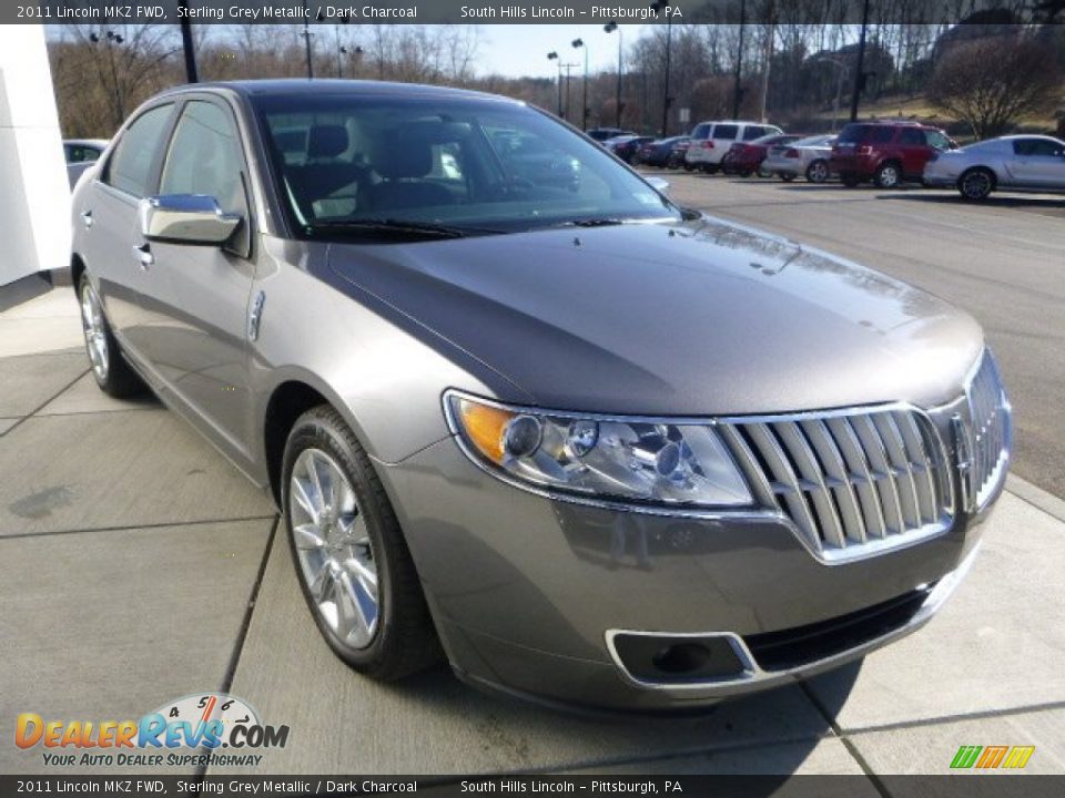 2011 Lincoln MKZ FWD Sterling Grey Metallic / Dark Charcoal Photo #7