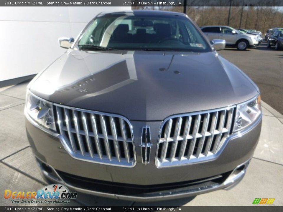 2011 Lincoln MKZ FWD Sterling Grey Metallic / Dark Charcoal Photo #8