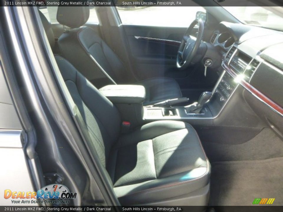2011 Lincoln MKZ FWD Sterling Grey Metallic / Dark Charcoal Photo #10