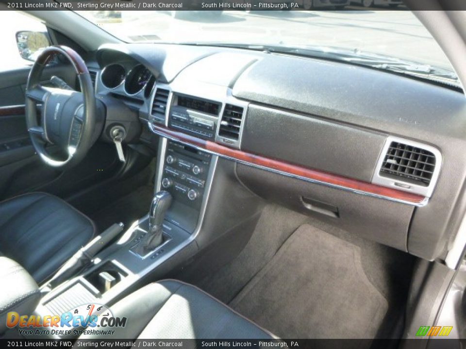 2011 Lincoln MKZ FWD Sterling Grey Metallic / Dark Charcoal Photo #11