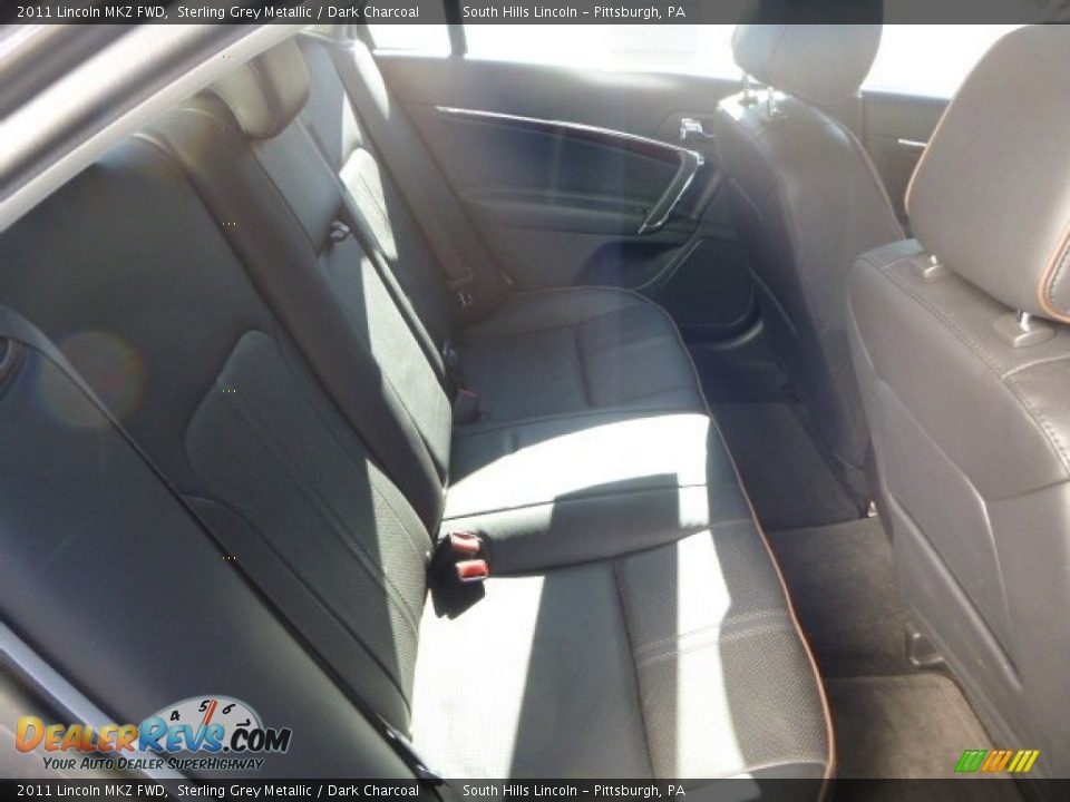 2011 Lincoln MKZ FWD Sterling Grey Metallic / Dark Charcoal Photo #13