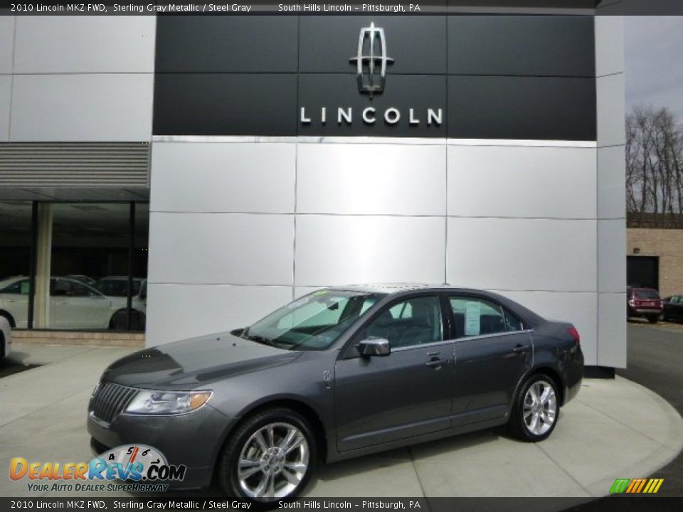 2010 Lincoln MKZ FWD Sterling Gray Metallic / Steel Gray Photo #1