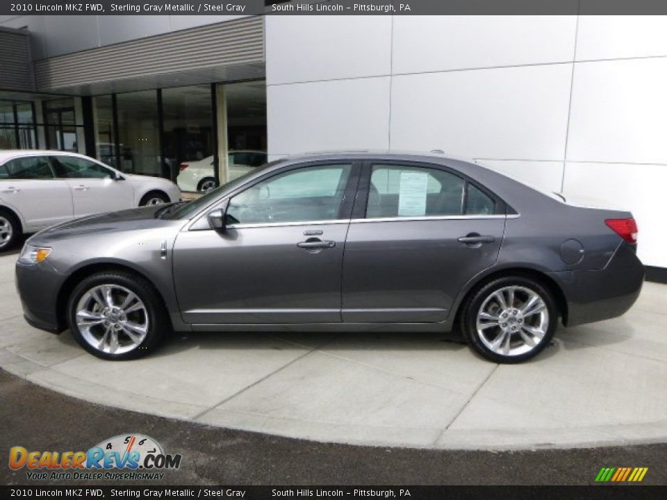 2010 Lincoln MKZ FWD Sterling Gray Metallic / Steel Gray Photo #2