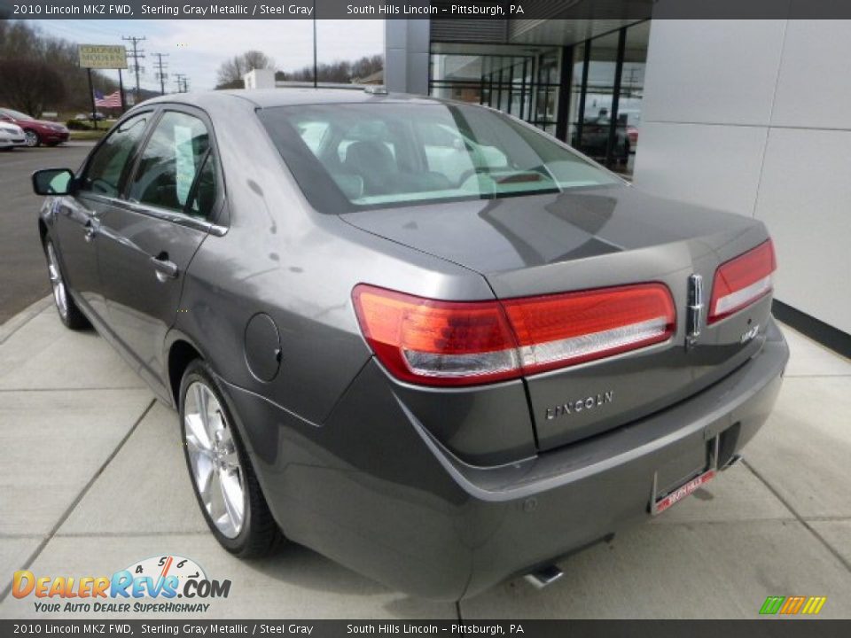 2010 Lincoln MKZ FWD Sterling Gray Metallic / Steel Gray Photo #3