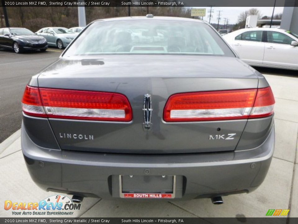 2010 Lincoln MKZ FWD Sterling Gray Metallic / Steel Gray Photo #4