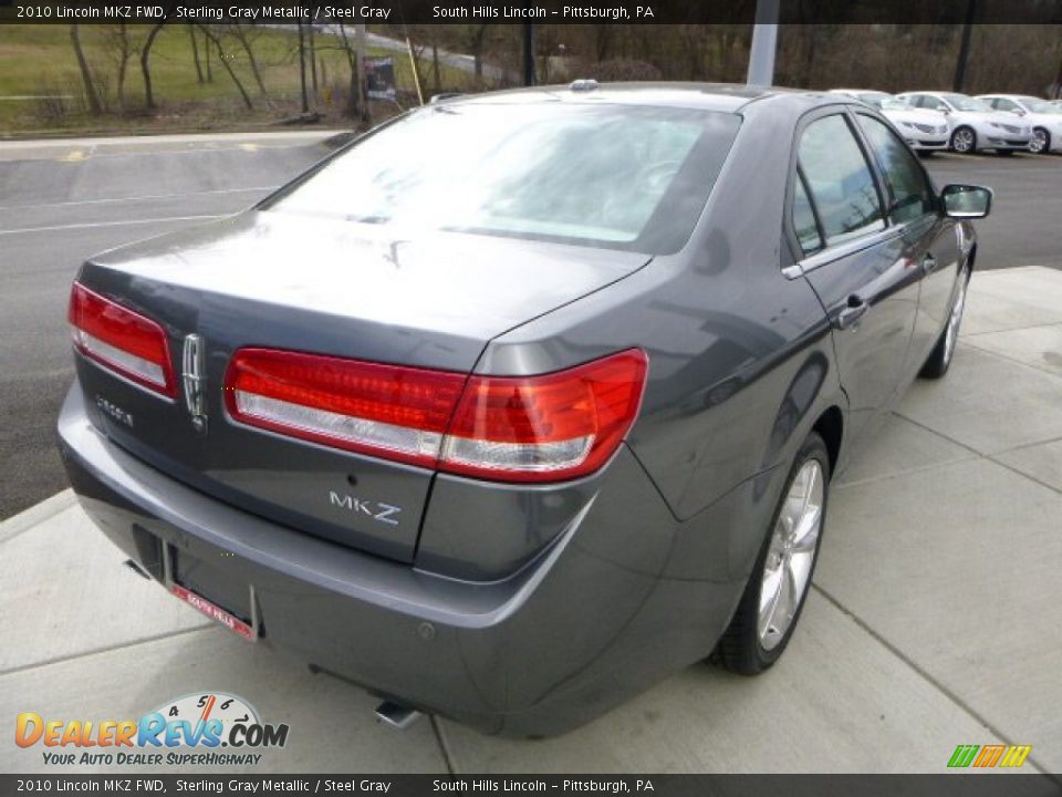 2010 Lincoln MKZ FWD Sterling Gray Metallic / Steel Gray Photo #5