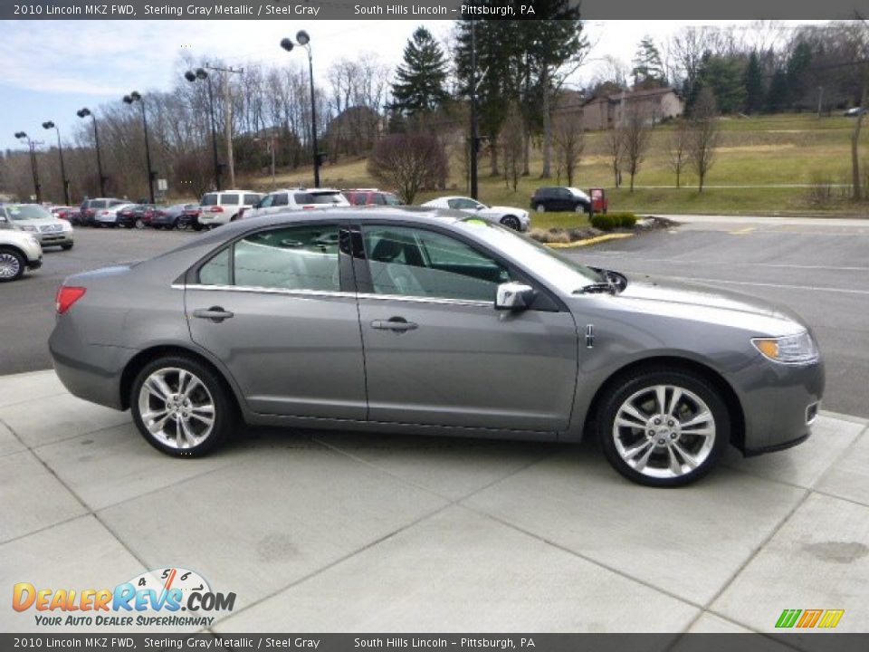 2010 Lincoln MKZ FWD Sterling Gray Metallic / Steel Gray Photo #6