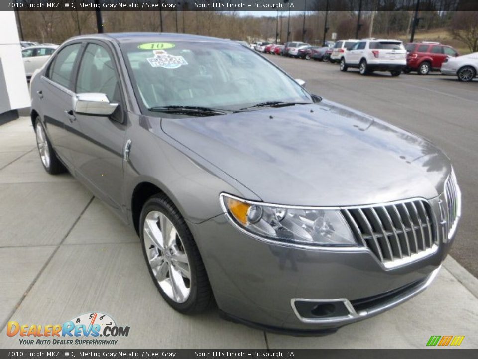 2010 Lincoln MKZ FWD Sterling Gray Metallic / Steel Gray Photo #7