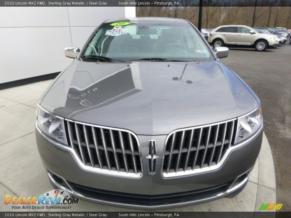 2010 Lincoln MKZ FWD Sterling Gray Metallic / Steel Gray Photo #8