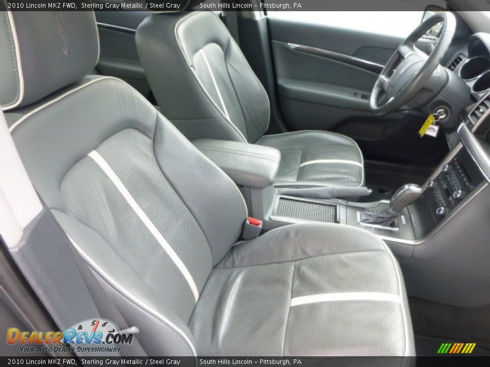 2010 Lincoln MKZ FWD Sterling Gray Metallic / Steel Gray Photo #10