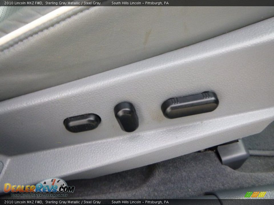 2010 Lincoln MKZ FWD Sterling Gray Metallic / Steel Gray Photo #12