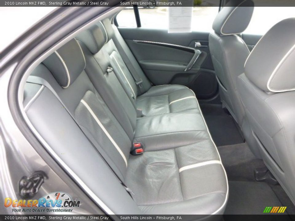 2010 Lincoln MKZ FWD Sterling Gray Metallic / Steel Gray Photo #13