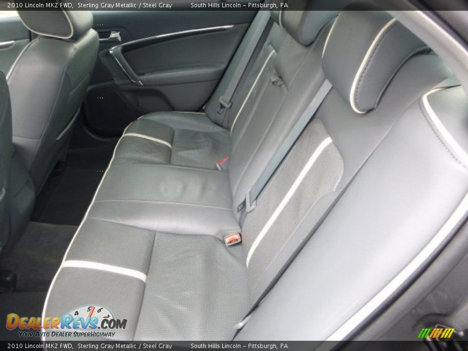 2010 Lincoln MKZ FWD Sterling Gray Metallic / Steel Gray Photo #15