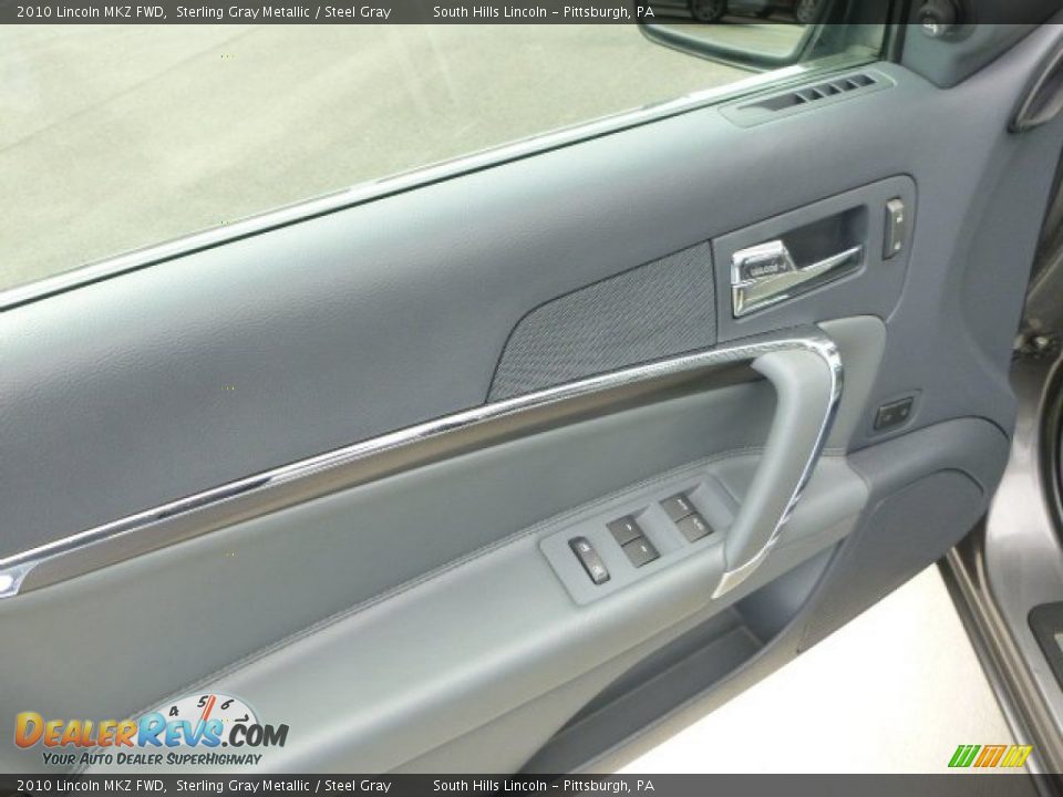 2010 Lincoln MKZ FWD Sterling Gray Metallic / Steel Gray Photo #17