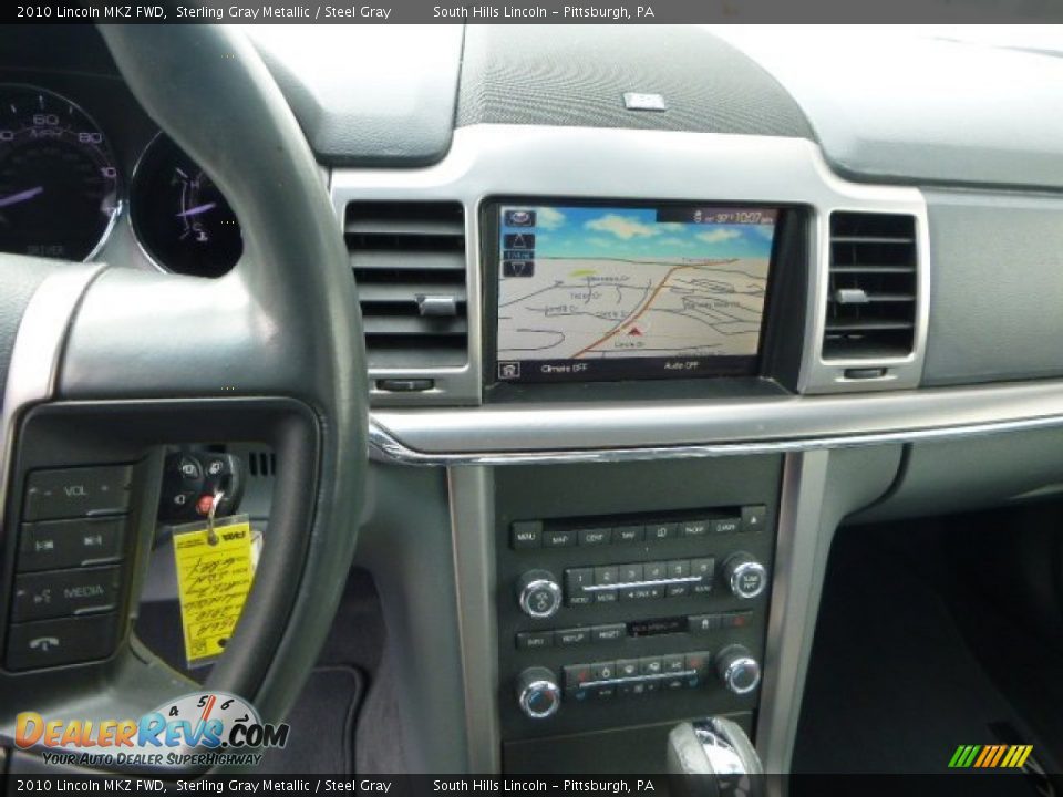 2010 Lincoln MKZ FWD Sterling Gray Metallic / Steel Gray Photo #21