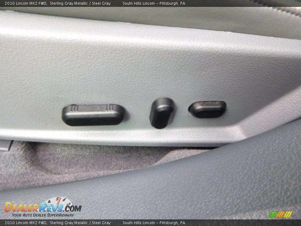 2010 Lincoln MKZ FWD Sterling Gray Metallic / Steel Gray Photo #22