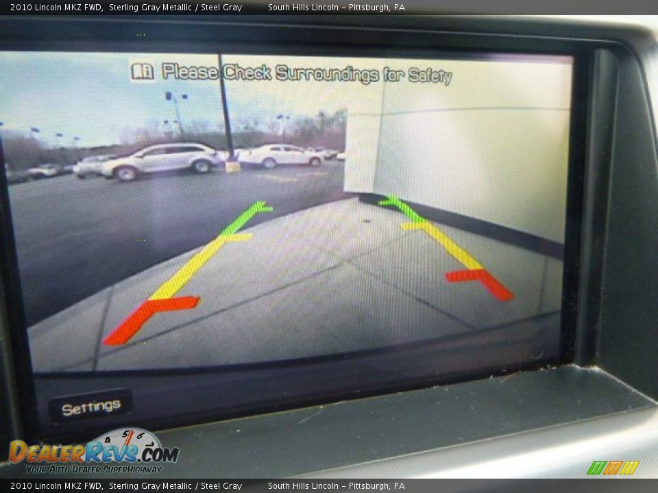 2010 Lincoln MKZ FWD Sterling Gray Metallic / Steel Gray Photo #25