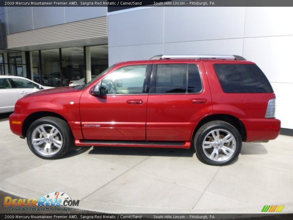 Sangria Red Metallic 2009 Mercury Mountaineer Premier AWD Photo #2
