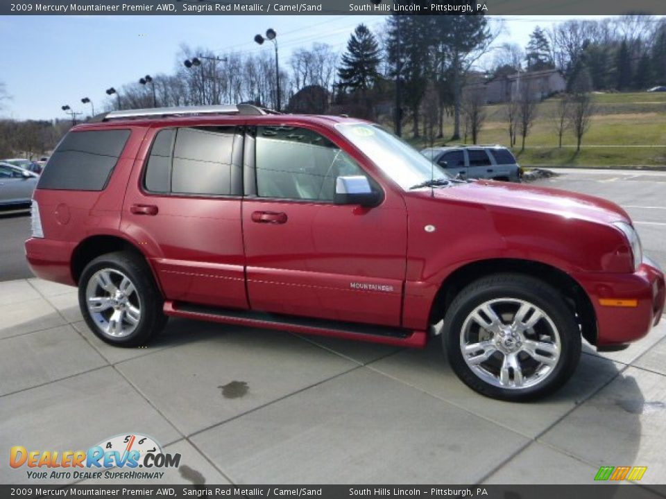 Sangria Red Metallic 2009 Mercury Mountaineer Premier AWD Photo #6