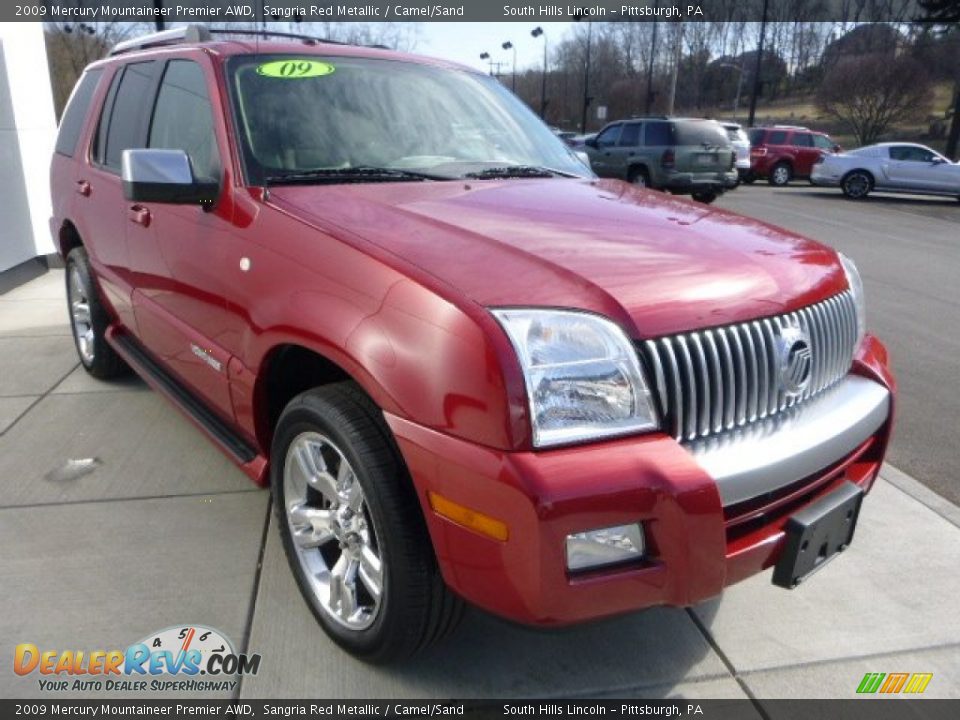 Front 3/4 View of 2009 Mercury Mountaineer Premier AWD Photo #7