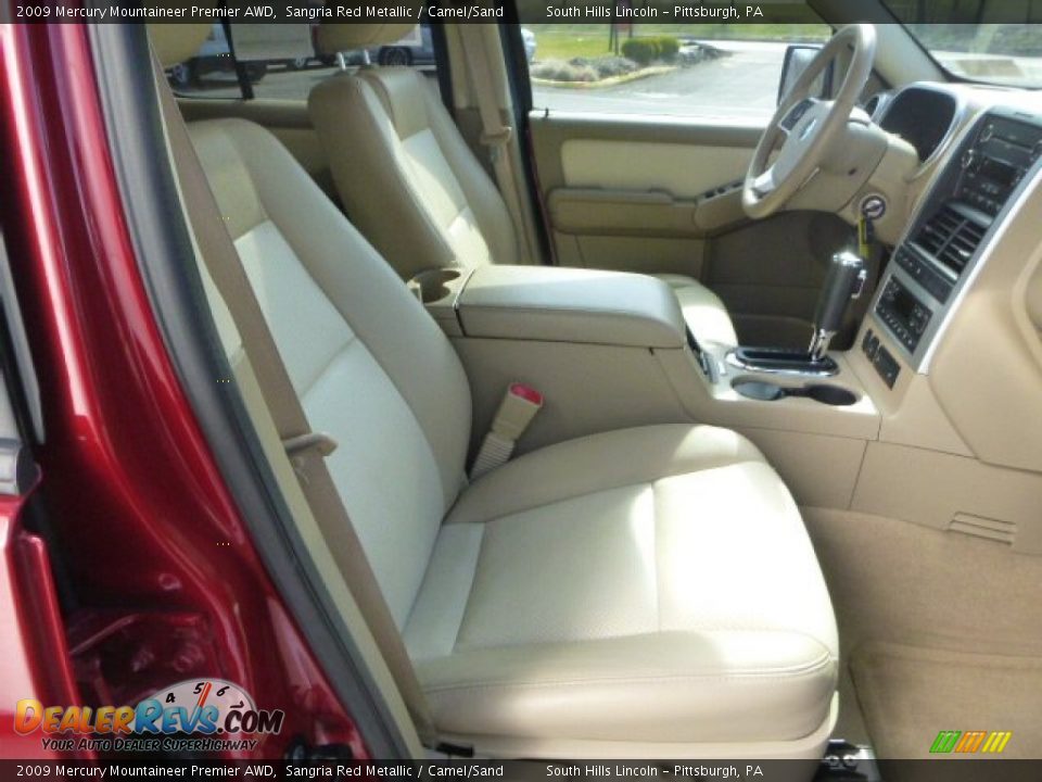 Camel/Sand Interior - 2009 Mercury Mountaineer Premier AWD Photo #10