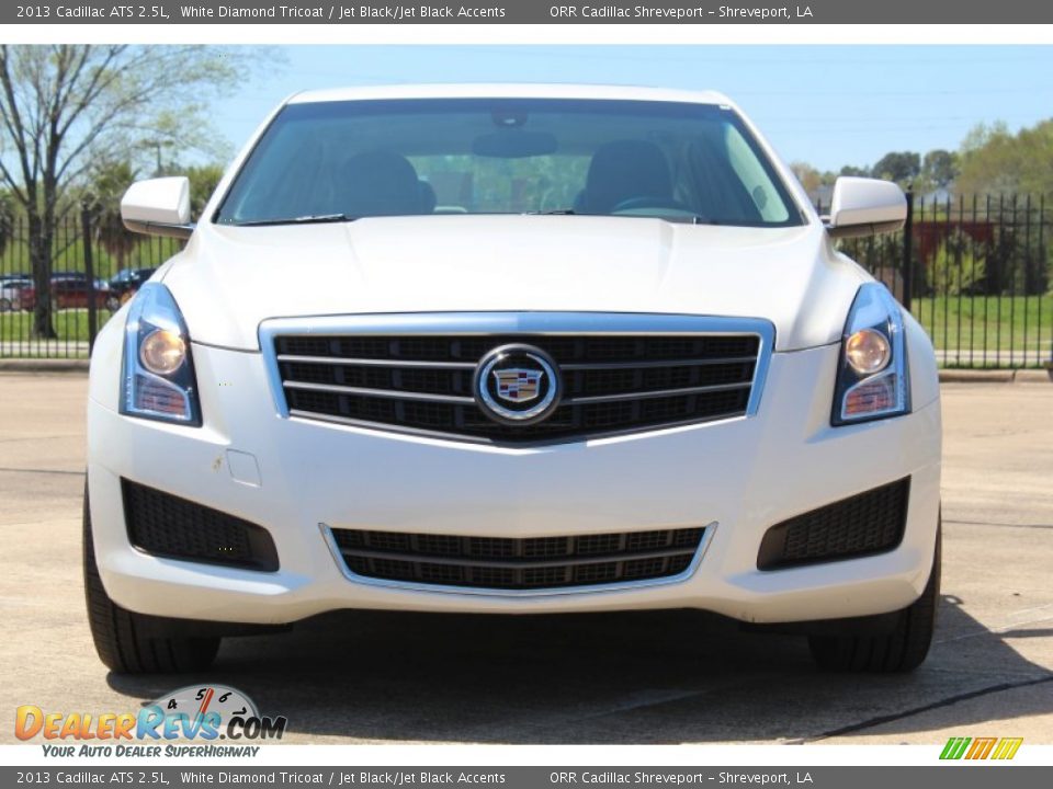 2013 Cadillac ATS 2.5L White Diamond Tricoat / Jet Black/Jet Black Accents Photo #7
