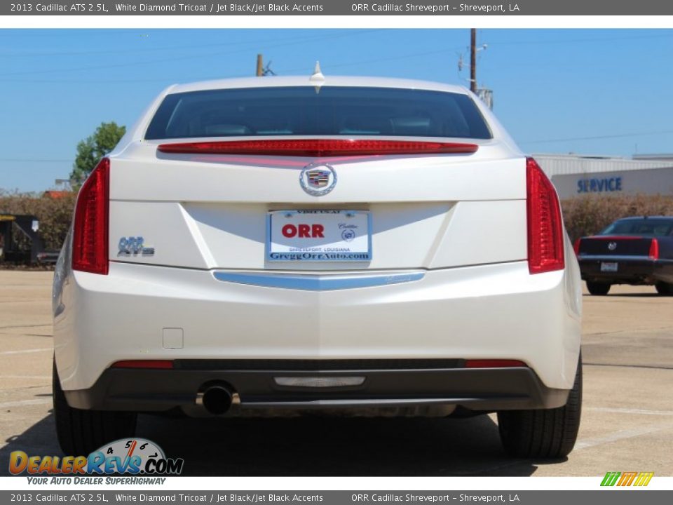 2013 Cadillac ATS 2.5L White Diamond Tricoat / Jet Black/Jet Black Accents Photo #8
