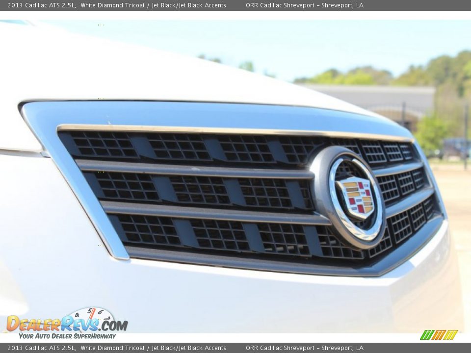 2013 Cadillac ATS 2.5L White Diamond Tricoat / Jet Black/Jet Black Accents Photo #9