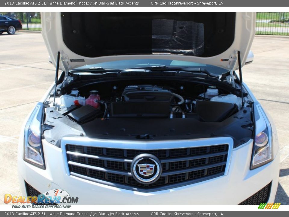 2013 Cadillac ATS 2.5L White Diamond Tricoat / Jet Black/Jet Black Accents Photo #10