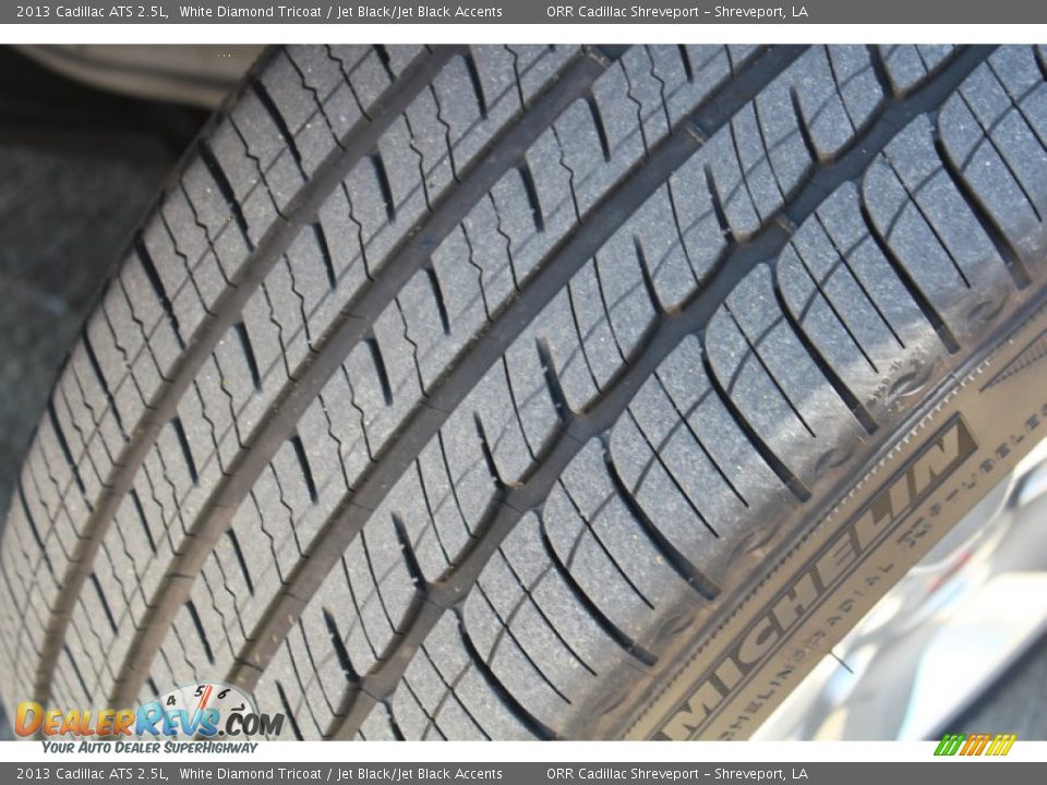 2013 Cadillac ATS 2.5L White Diamond Tricoat / Jet Black/Jet Black Accents Photo #11