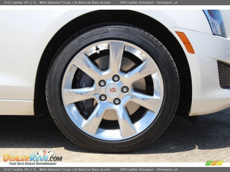 2013 Cadillac ATS 2.5L White Diamond Tricoat / Jet Black/Jet Black Accents Photo #12