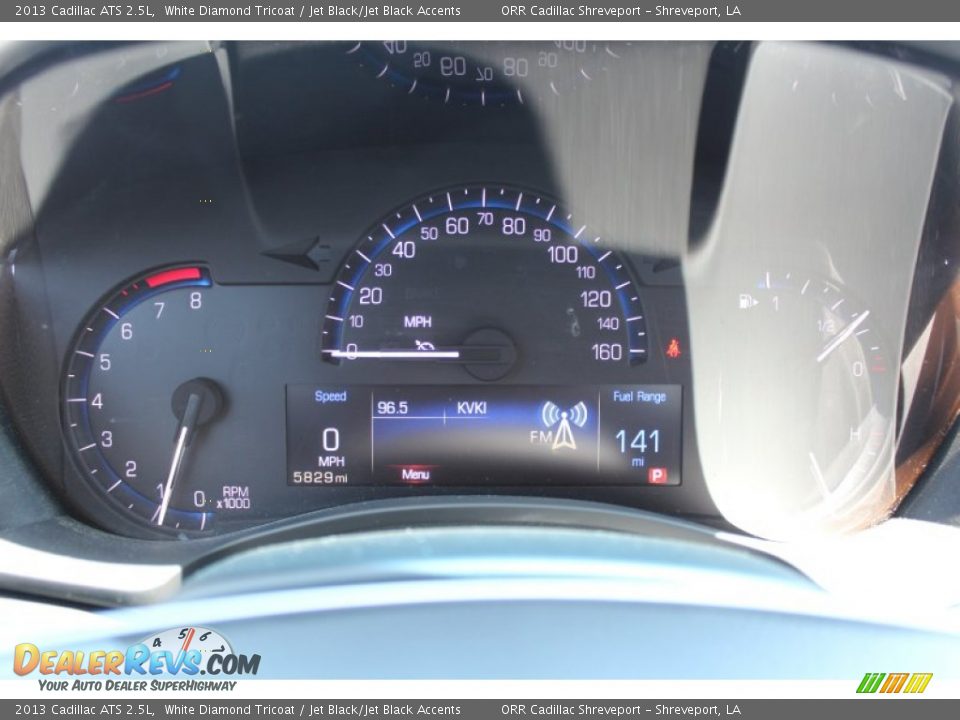 2013 Cadillac ATS 2.5L White Diamond Tricoat / Jet Black/Jet Black Accents Photo #13