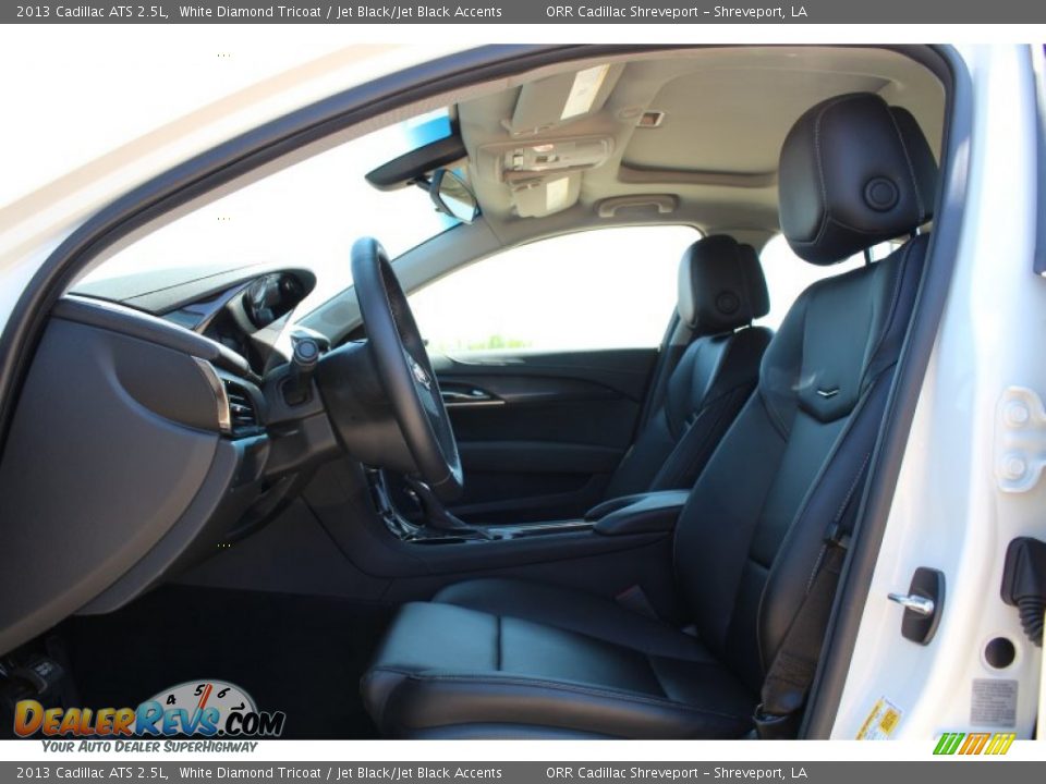 2013 Cadillac ATS 2.5L White Diamond Tricoat / Jet Black/Jet Black Accents Photo #16