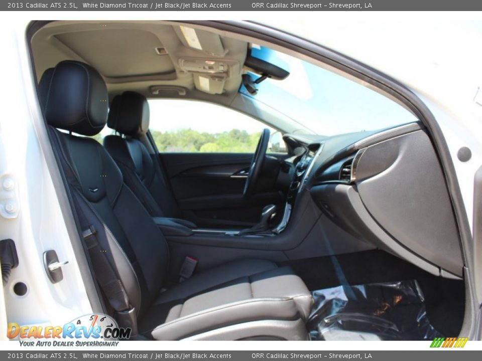 2013 Cadillac ATS 2.5L White Diamond Tricoat / Jet Black/Jet Black Accents Photo #18