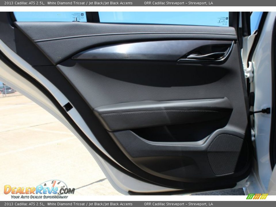 2013 Cadillac ATS 2.5L White Diamond Tricoat / Jet Black/Jet Black Accents Photo #19