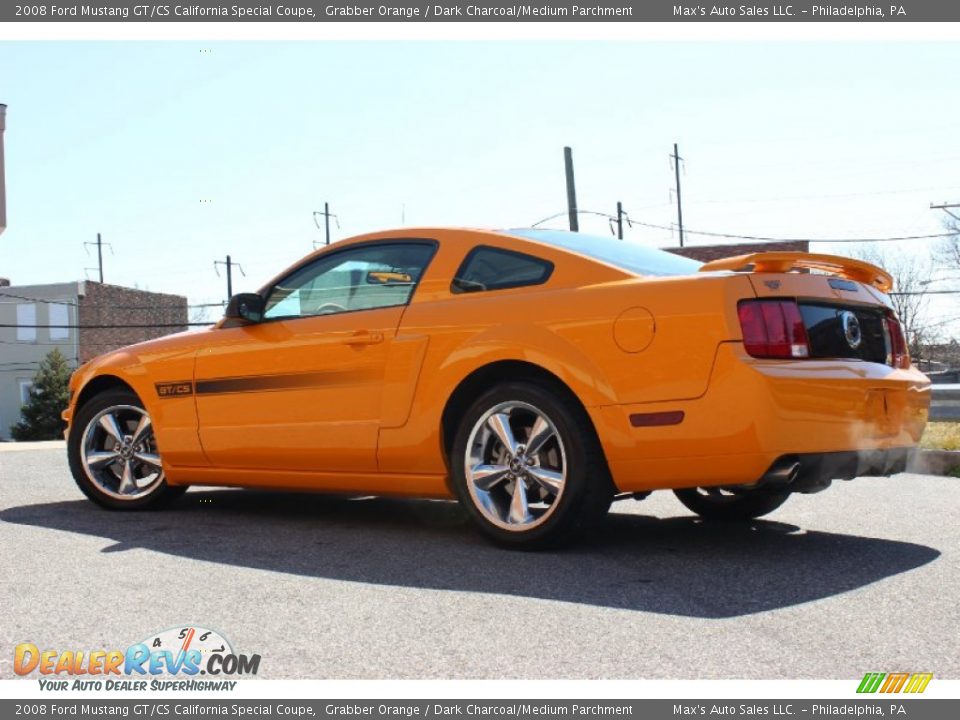 2008 Ford Mustang GT/CS California Special Coupe Grabber Orange / Dark Charcoal/Medium Parchment Photo #2