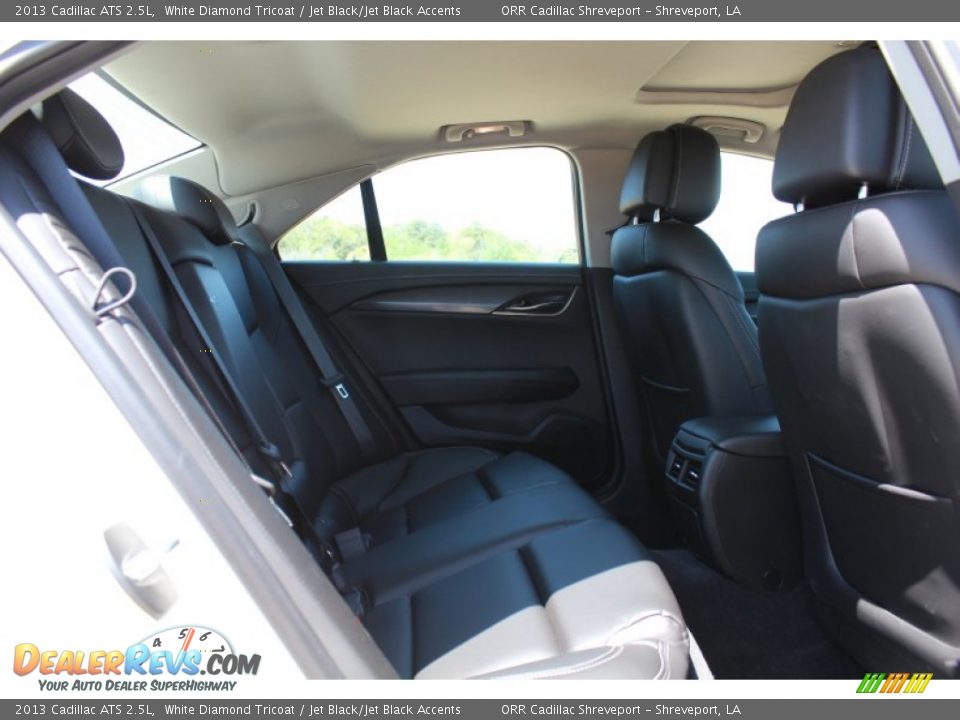 2013 Cadillac ATS 2.5L White Diamond Tricoat / Jet Black/Jet Black Accents Photo #22