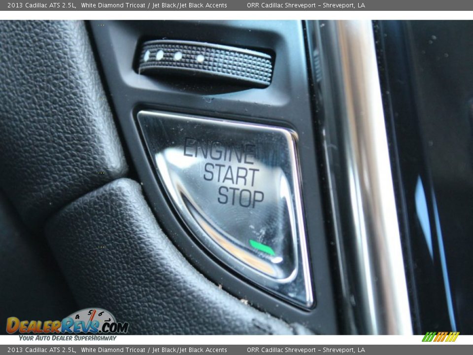 2013 Cadillac ATS 2.5L White Diamond Tricoat / Jet Black/Jet Black Accents Photo #26