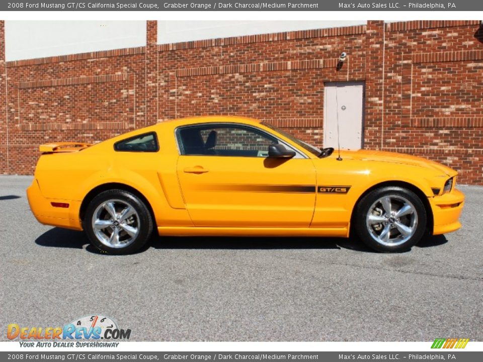 Grabber Orange 2008 Ford Mustang GT/CS California Special Coupe Photo #7
