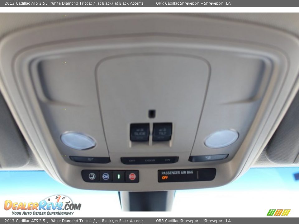 2013 Cadillac ATS 2.5L White Diamond Tricoat / Jet Black/Jet Black Accents Photo #28