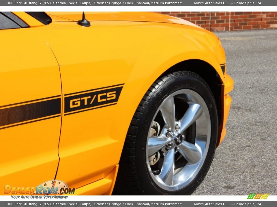 2008 Ford Mustang GT/CS California Special Coupe Grabber Orange / Dark Charcoal/Medium Parchment Photo #13