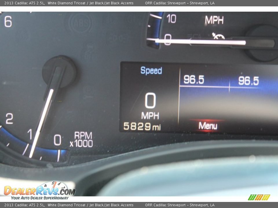 2013 Cadillac ATS 2.5L White Diamond Tricoat / Jet Black/Jet Black Accents Photo #33